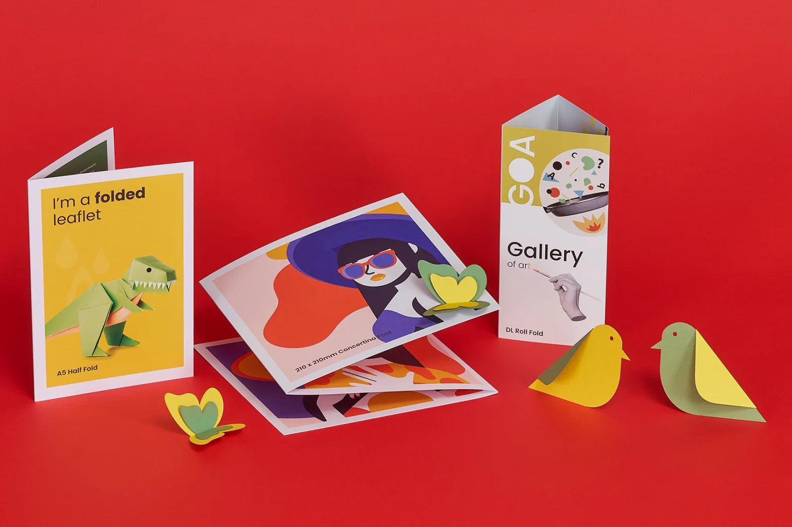 Custom Folded Leaflets