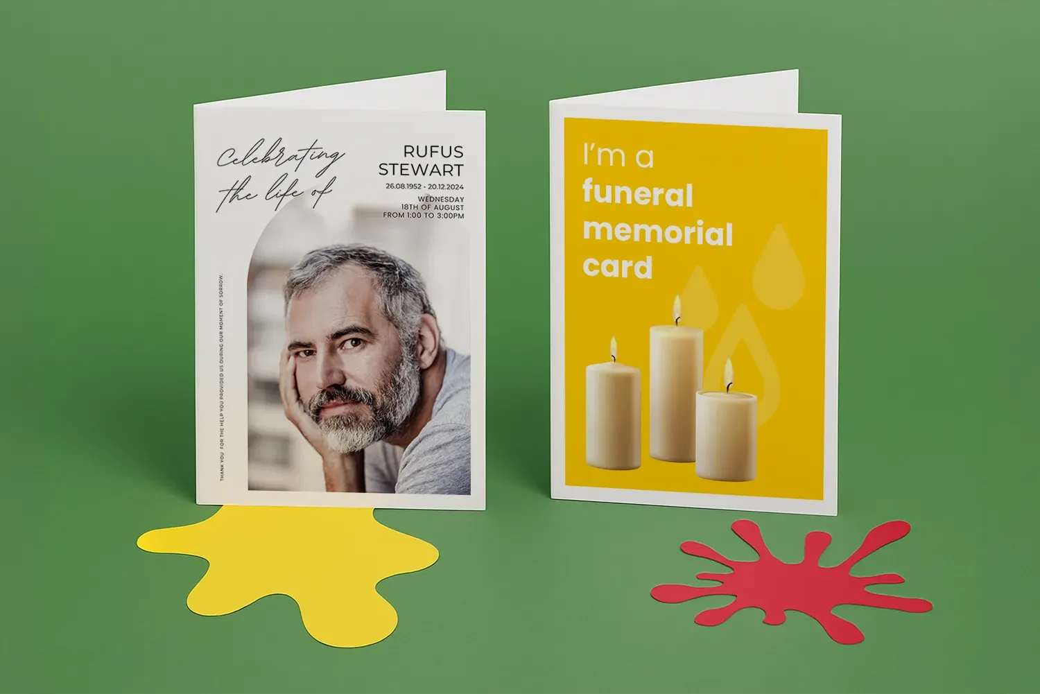 Funeral Memorial Cards