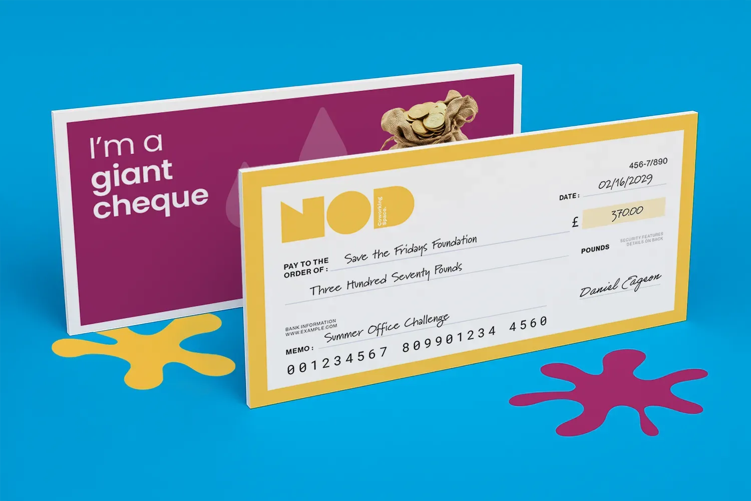 Giant Cheque