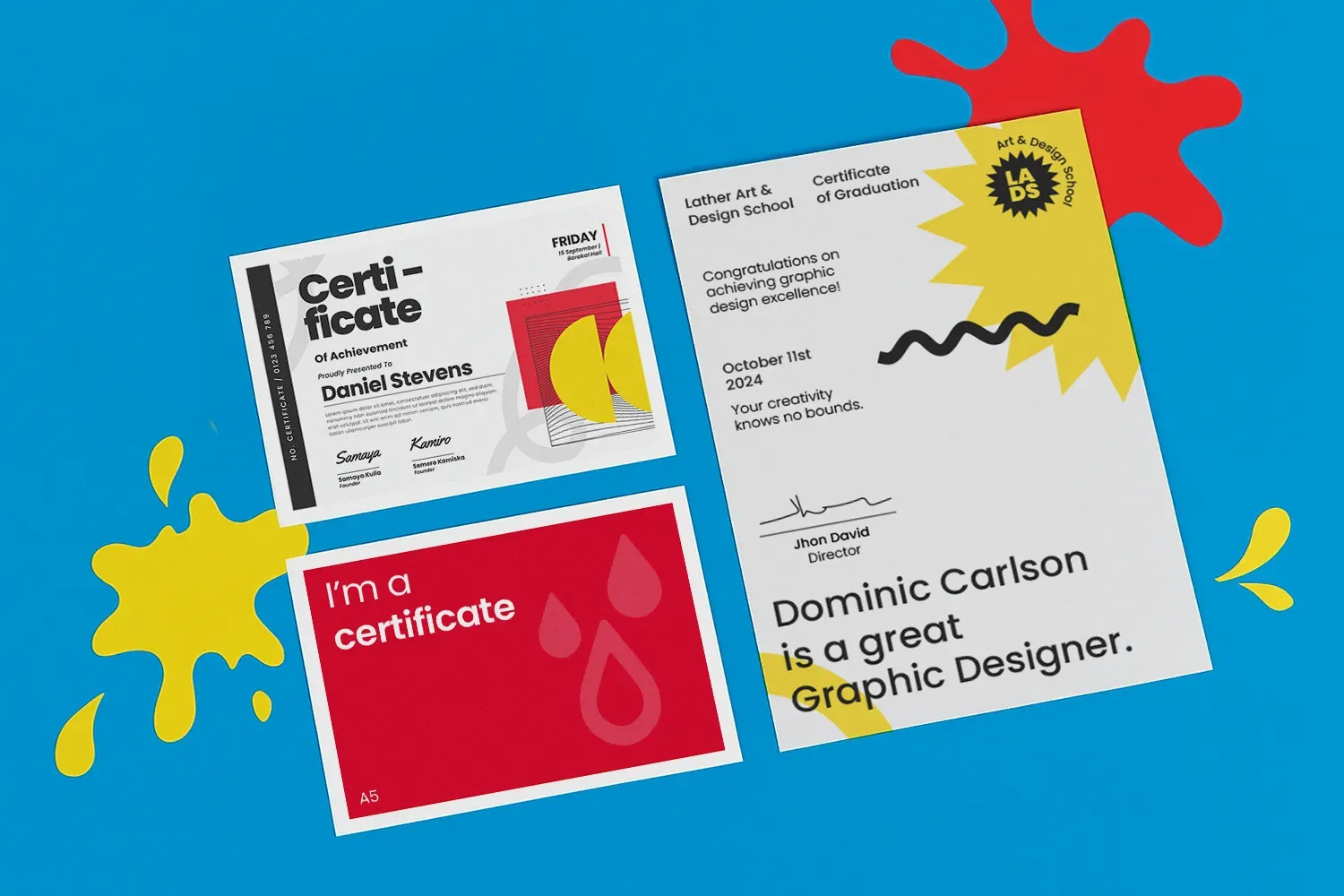 Personalised Certificates