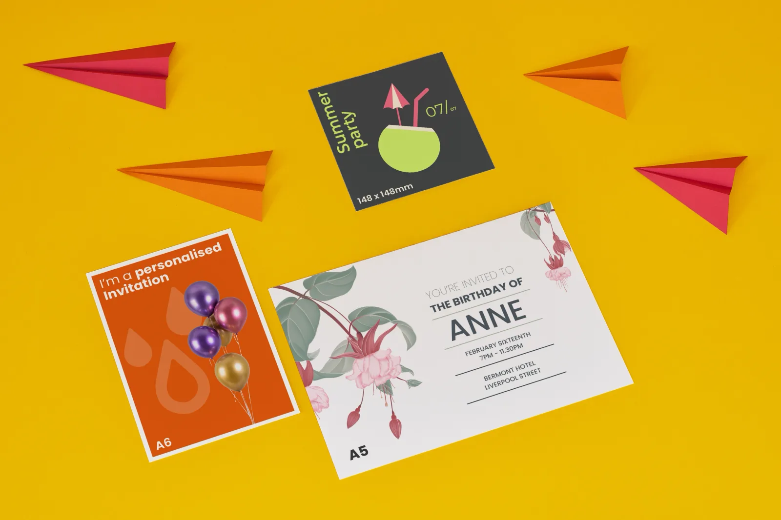 Personalised Invitations