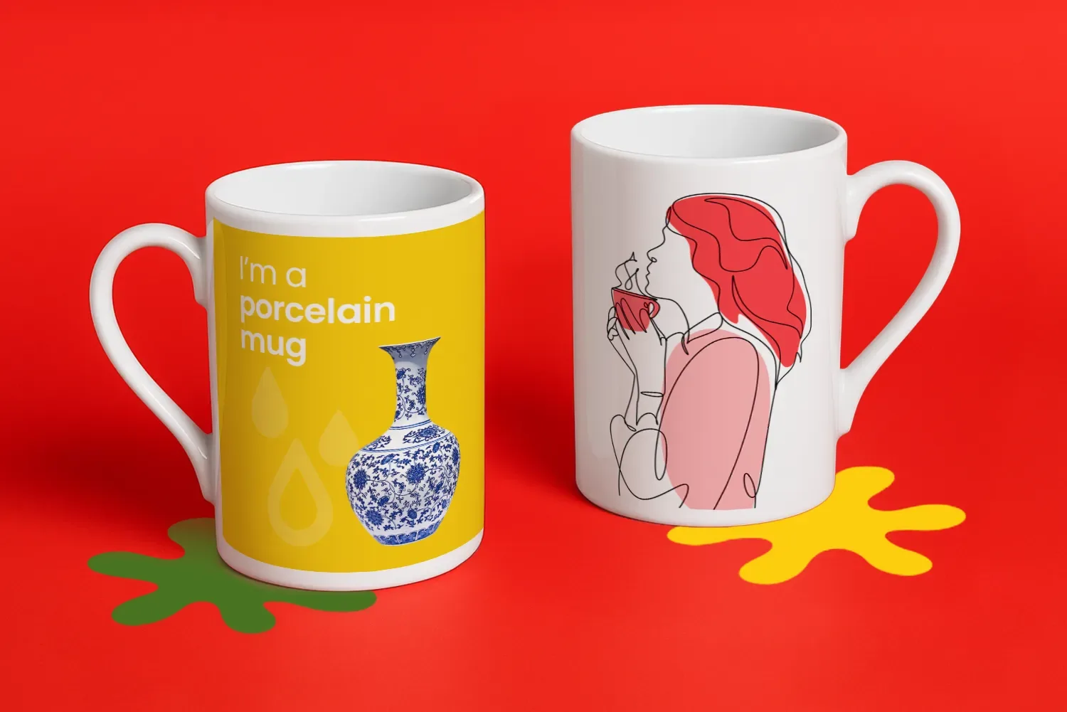 Porcelain Mugs