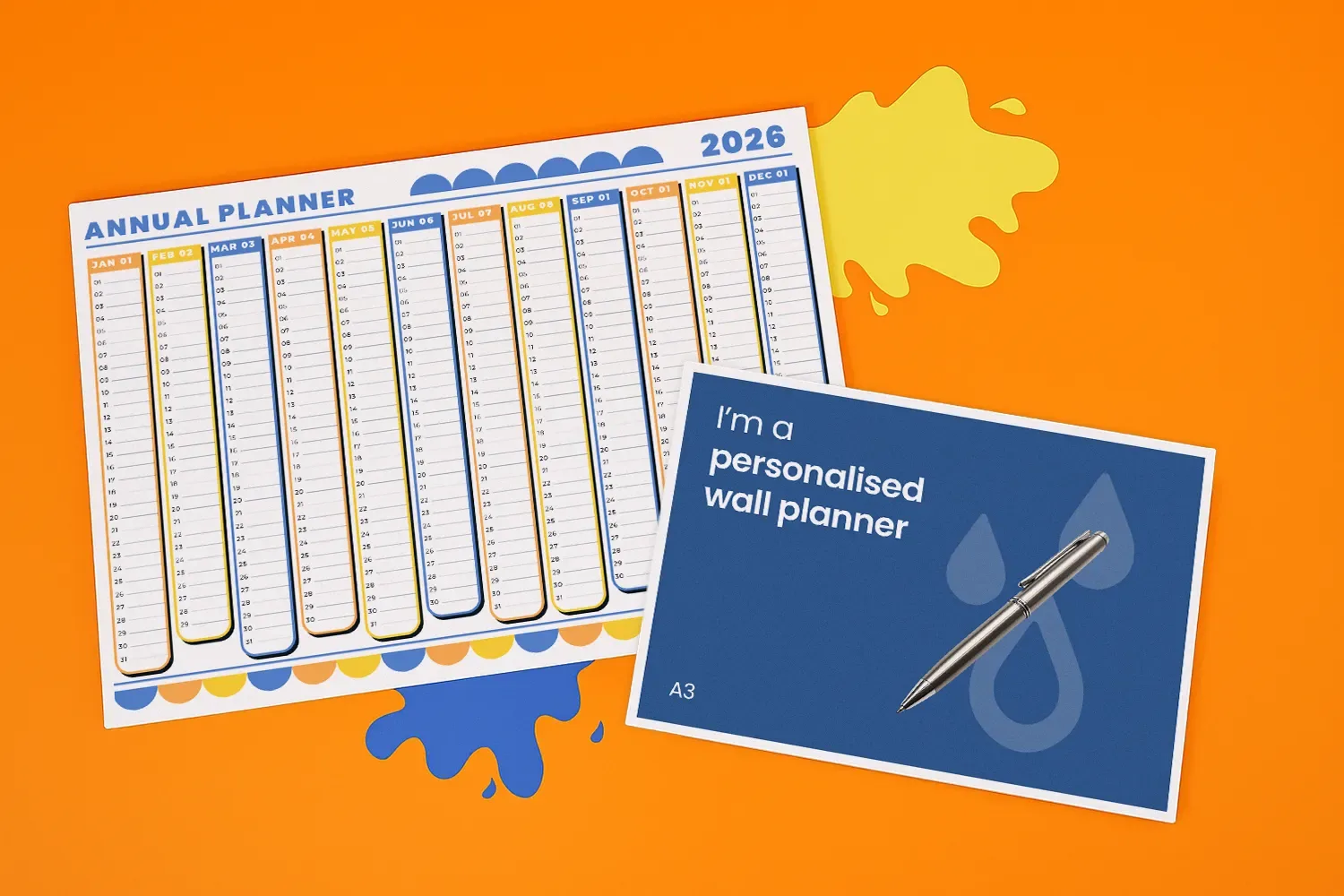 Personalised Wall Planners