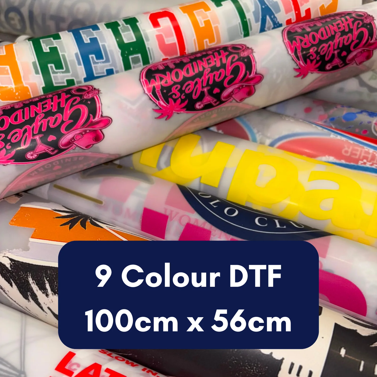 DTF Transfer Sheet – 100cm x 56cm – 9 Colour