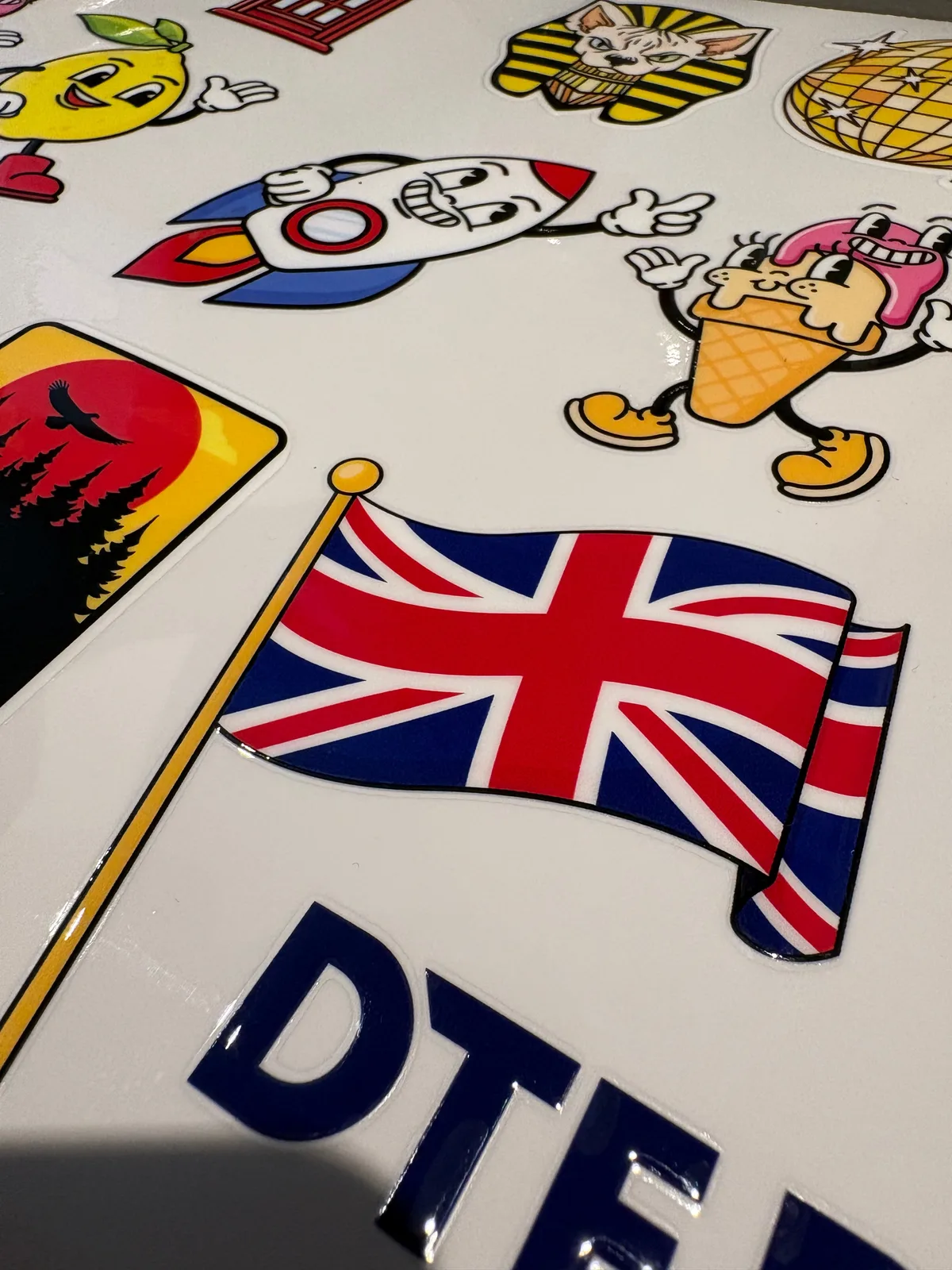 UV DTF Transfer Sheet – 30cm x 21cm (A4) – view 5