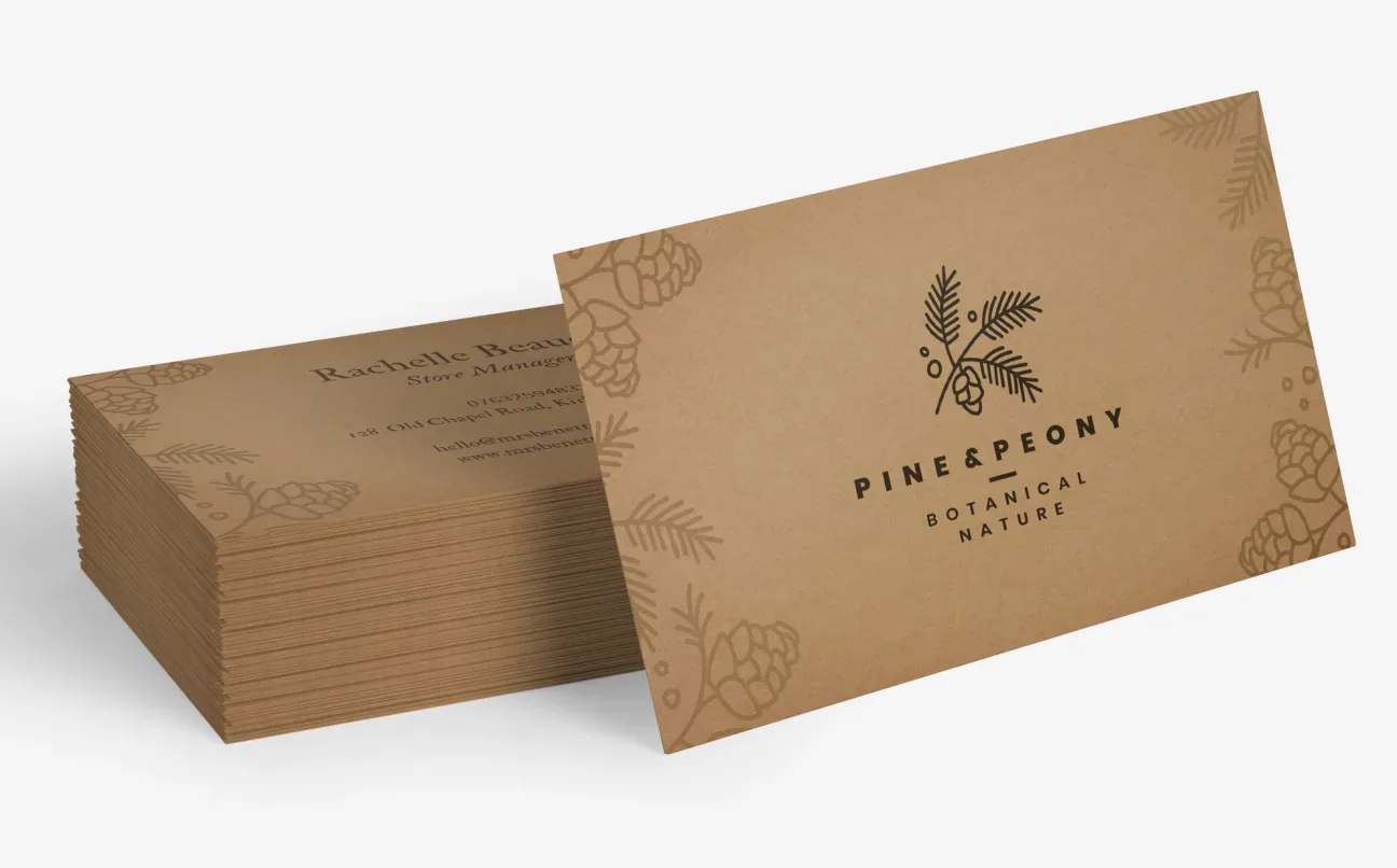 Kraft Business Cards – view 3