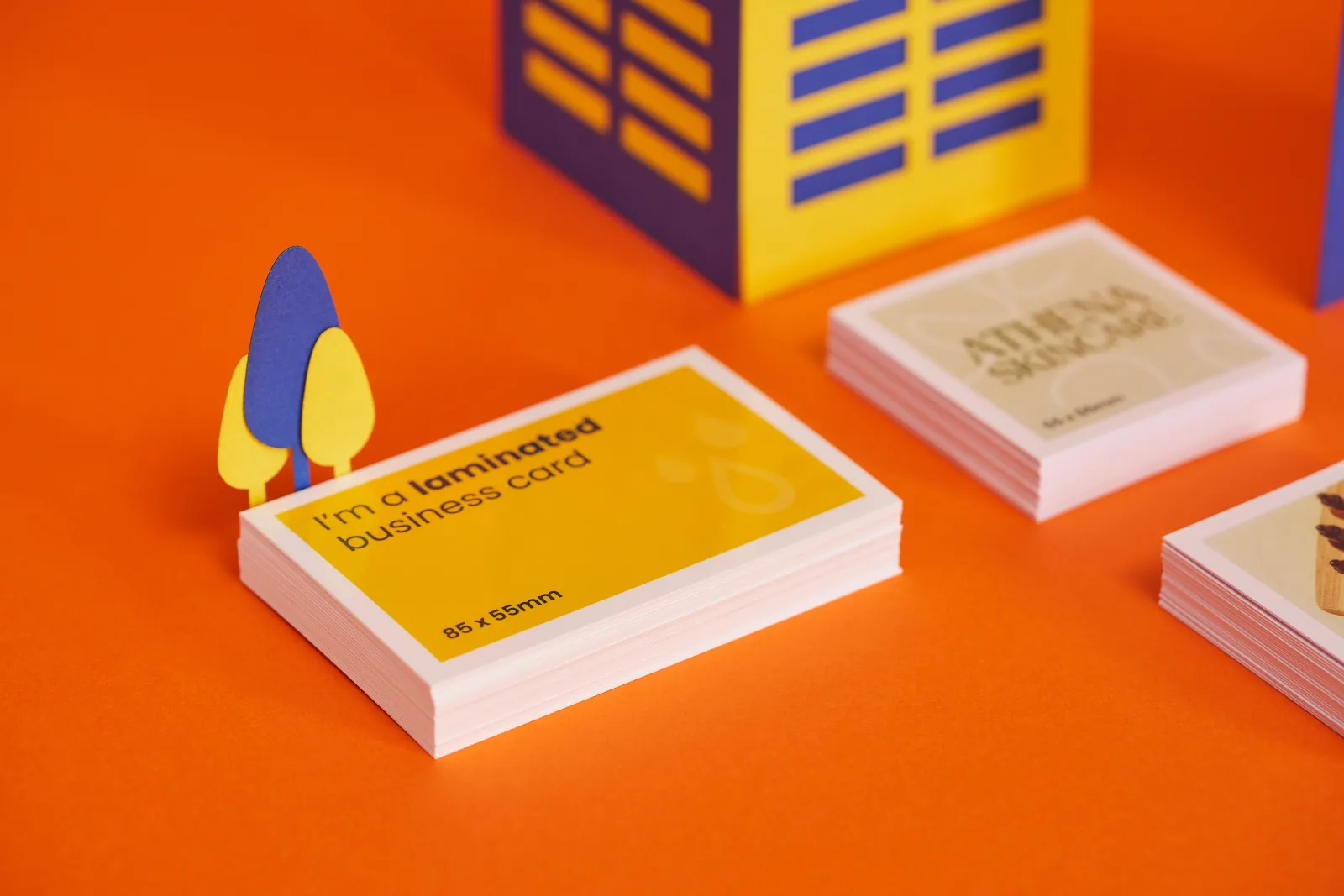 Laminated Business Cards – view 2