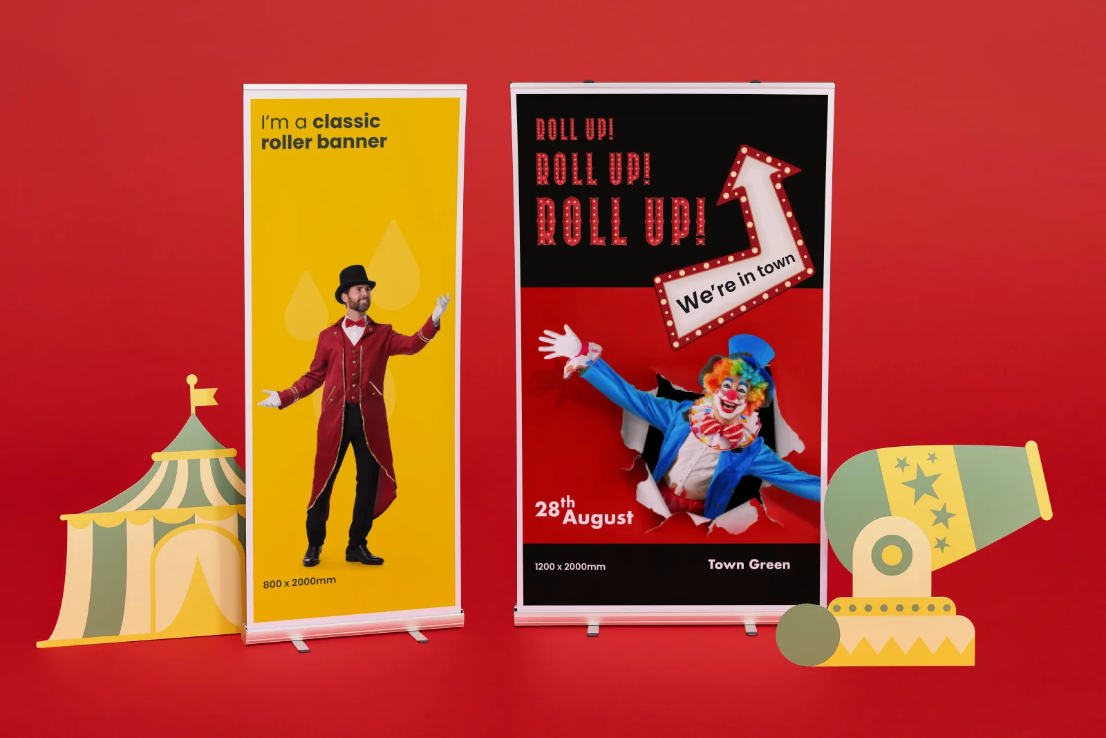 Standard Roller Banner 85×200