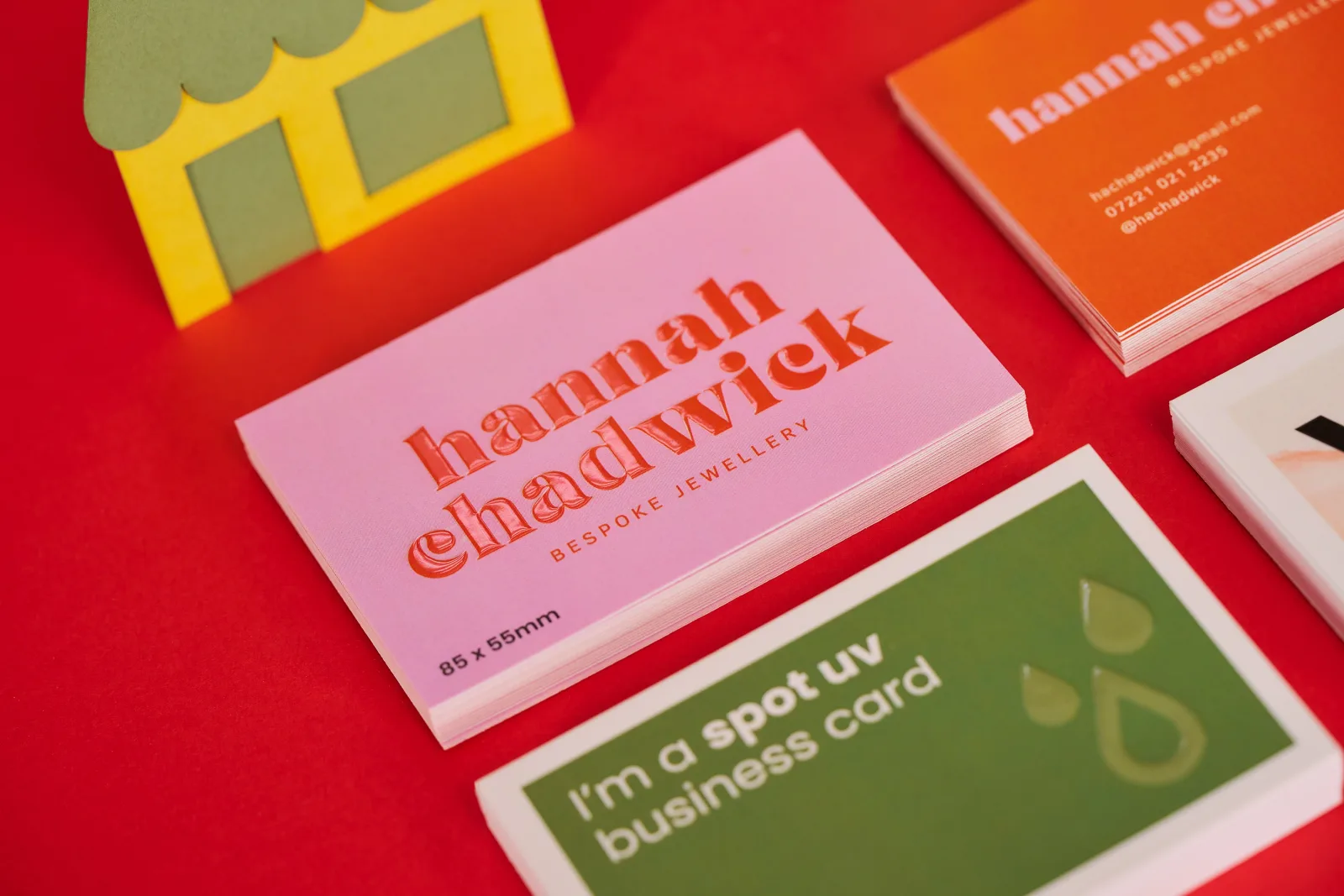 Spot UV Business Cards – view 2