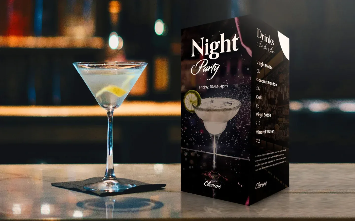 Tent Cards – view 2